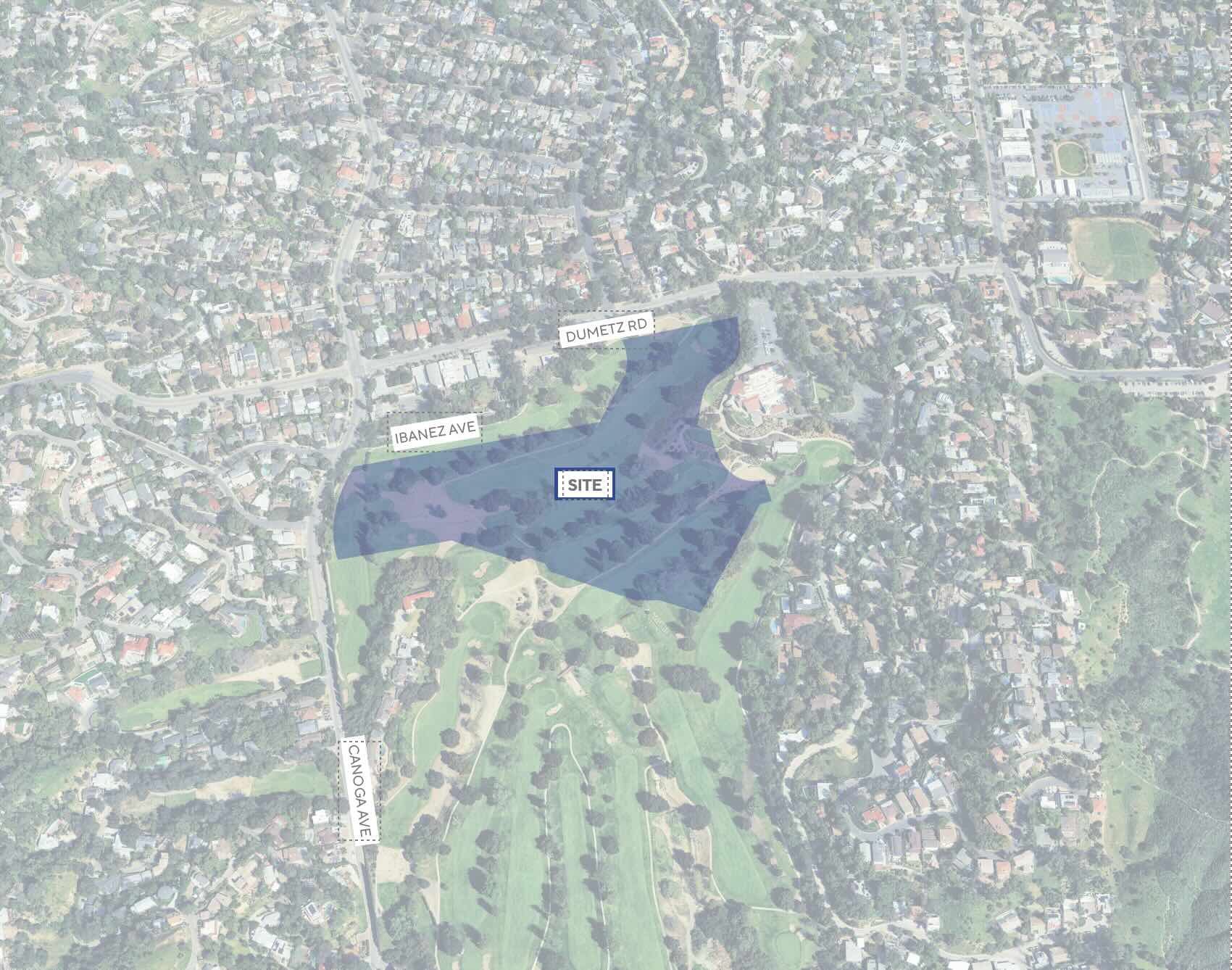 Site of the planned development